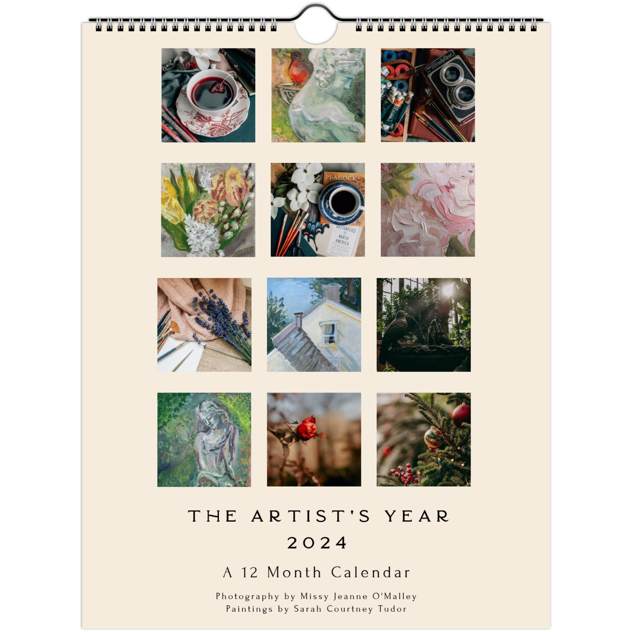 The Artist's Year Wall Calendar 11" x 8.5" (US & CA)